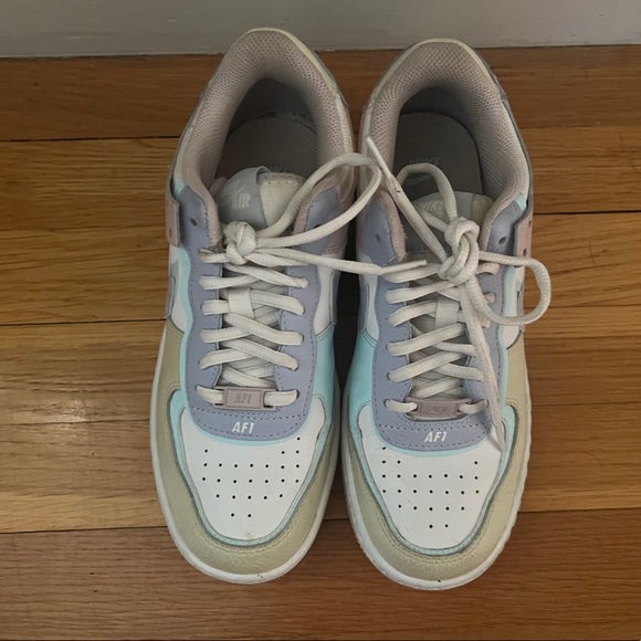 RARE!!! Nike Air Force One Shadow Pastel Size 7.5 - Picture 3 of 5